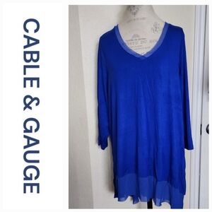 Cable & Gauge Tunic Top